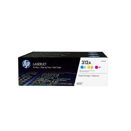 Pack Toners HP 312A 3 Cores CF440AM 2700 Pág. HPCF440AM