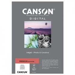 Papel 255gr A3 Foto Canson Premium Highgloss 20 Folhas 1084336