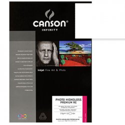 Papel 315gr A3+ Foto Canson Infinity PhotoHighGloss -25Fls 1230002286