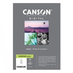 Papel 200gr Foto Canson Everyday Glossy A4 50 Folhas 1084339