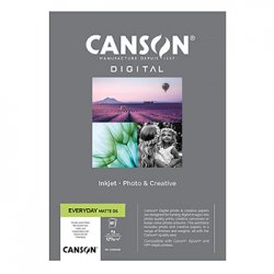 Papel 170gr Foto Canson Everyday Matte Dupla Face A4 50 Fls 1084341