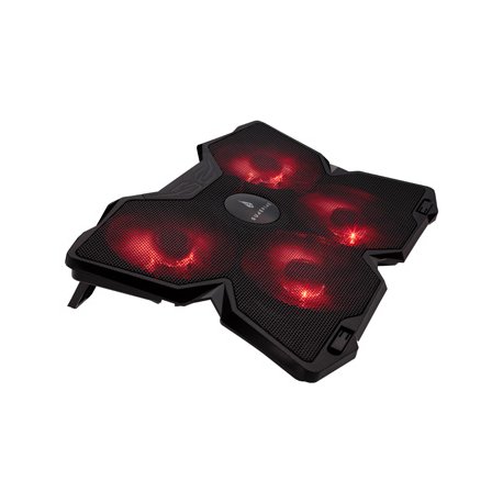 Base Notebook Gaming SUREFIRE Bora Red 17 Pol 4 Ventoinhas SUR48819