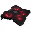 Base Notebook Gaming SUREFIRE Bora Red 17 Pol 4 Ventoinhas SUR48819