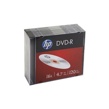 DVD-R 4.7GB 16x HP Slim Case 10un HPDME00085-3