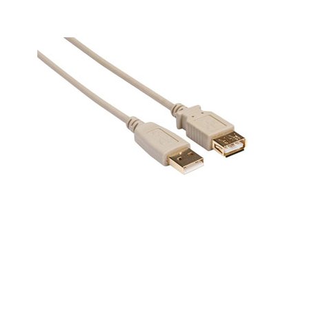 Cabo USB-A 2.0 Macho / Fêmea Cobre 1,8m Branco VELPAC603B018N