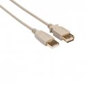 Cabo USB-A 2.0 Macho / Fêmea Cobre 1,8m Branco VELPAC603B018N