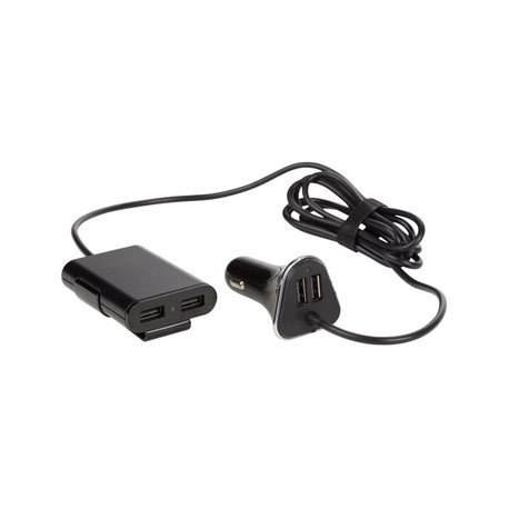 Carregador Isqueiro Auto USB-A 4 Portas VELCARSUSB24