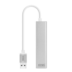 Adaptador USB-A 3.0 para Ethernet Gigabit + 3 Portas USB-A NAN10.03.0403