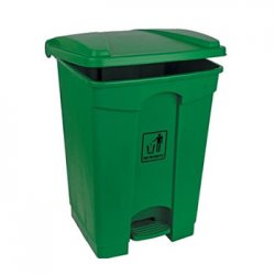 Contentor 45L Plástico c/Pedal Verde 57172486