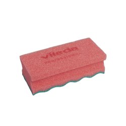 Esfregão Esponja 6x14cm Vileda Professional Vermelho 10un 6841209