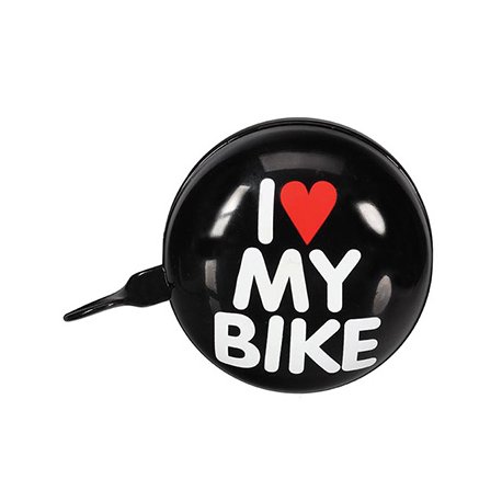 Campainha para Bicicleta I LOVE MY BIKE Preto VELBR2