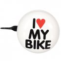 Campainha para Bicicleta I LOVE MY BIKE Branco VELBR3