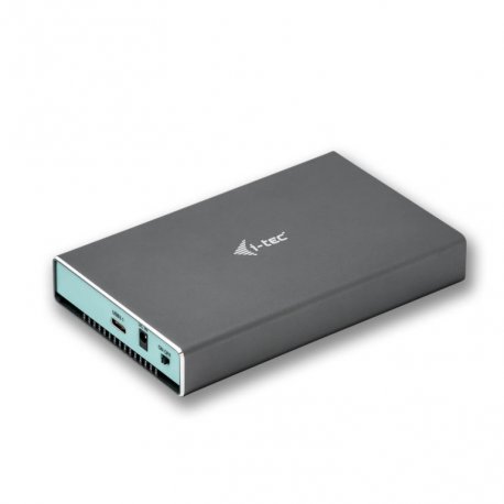 Caixa externa i-tec MySafe USB-C/USB-A 2x M.2 SATA Drive com RAID 10Gbps - Metal CAMYSAFEDUALM2