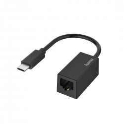 Adaptador de rede HAMA USB-C  - LAN/Ethernet, Gigabit Ethernet- 200322 00200322