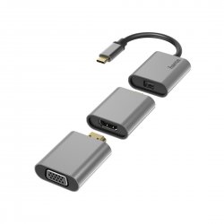 \Adaptador HAMA 6in1 \\\"Connect2Go\\\\\"", USB-C, Mini-DisplayPort, HDMI, VGA - 200306\"" 00200306"""