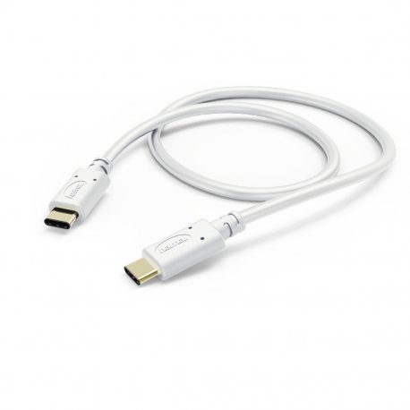 Cabo HAMA USB-C - USB-C Charging/Data Cable, 0.2 m, white 00183332