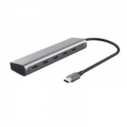 Hub Trust USB-C HALYX 5portas 25136