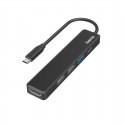 Hub HAMA USB-C, Multiport, 5 Ports, 3 x USB-A, USB-C, HDMI - 200117 00200117