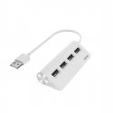 Hub HAMA 4 USB 2.0, 480 Mbit/s branco - 200120 00200120