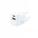 Carregador COOLBOX GAN 20W USB-C/USB-A PARED COO-CUP-20CA