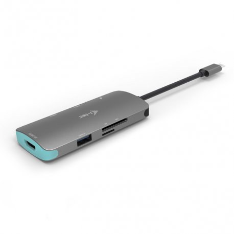 Docking Station i-tec Metal Nano USB-C 4K HDMI com alimentação até 60W - s/Carregador C31NANODOCKPD