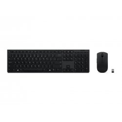 Lenovo Professional Wireless Rechargeable Keyboard and Mouse Combo Portugese 4X31K03957