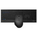 Kit Teclado + Rato RAPOO 9500M Multi-mode Wireless Ultra-slim Desktop Combo Set Black 00192496