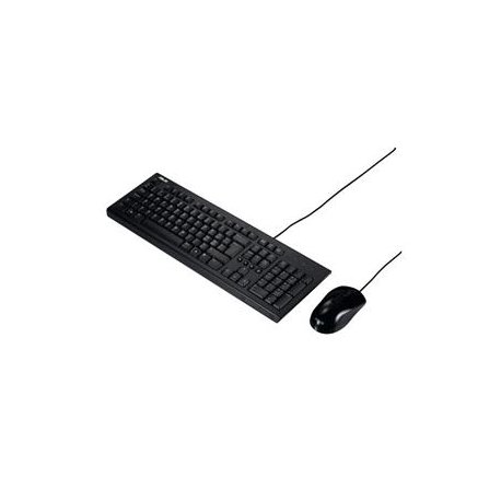 Teclado+Rato Asus U2000 c/fios Black/USB/COPILOT - U2000 90-XB1000KM001S0