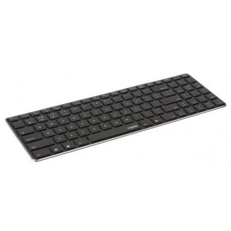 Teclado RAPOO E9100M Multi-mode Wireless Ultra-slim Black 00192492