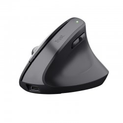 Rato TRUST BAYO+ ergonomico, wireless, black 25146