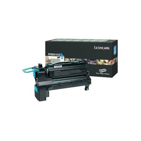 Toner LEXMARK X792X1CG Ciano de retorno 20K a 5% - X792 X792X1CG