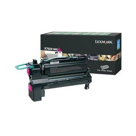 Toner LEXMARK X792X1MG Magenta de retorno 20K a 5% - X792 X792X1MG