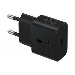 Adaptador Samsung corrente s/ cabo 25W preto EP-T2510NBEGEU