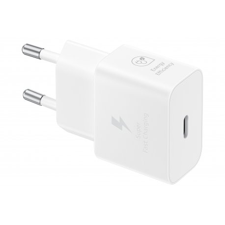 Adaptador Samsung corrente s/ cabo 25W branco EP-T2510NWEGEU