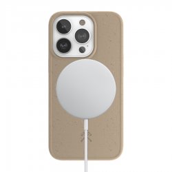 Capa Woodcessories Bio Antimicrobial Magsafe Taupe/Biomaterial para iphone 14 Pro Max eco677