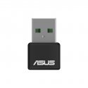 Adaptador ASUS Rede USB-AX55 NANO, AX1800 Dual band 2.4GHz/5GHz, WiFi 6 90IG06X0-MO0B00