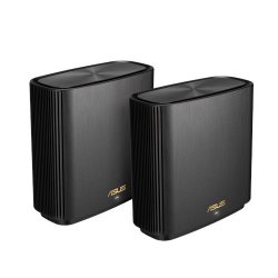 Sistema WiFi ASUS ZenWiFi XT8 V2(2pk Black:Router+Node),AX6600 Tri Band WiFi6, 2.4/5/5Ghz,AiMesh 90IG0590-MO3A60