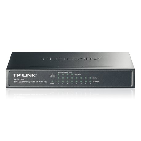 Switch TP-Link 8portas GigabitPOE-TL-SG1008P TL-SG1008P