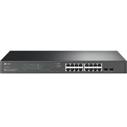 Switch TP-Link 18 portas Gigabit com 16 portas PoE+ - TL-SG2218P TL-SG2218P