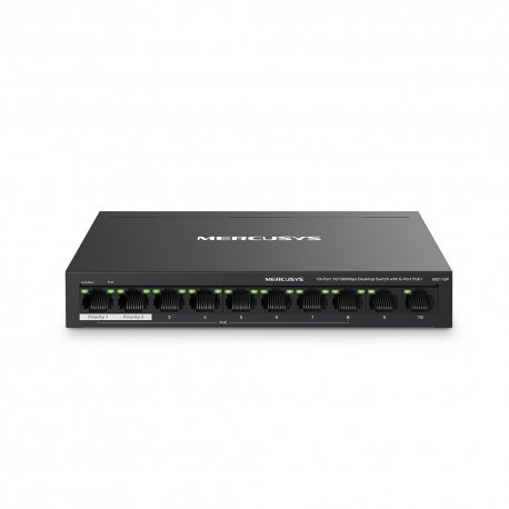 Switch MERCUSYS 10-Port 10/100Mbps Desktop with 8-Port PoE+ MS110P