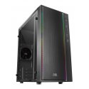 CAIXA MICRO-ATX MARSGAMING MCM , COMPACT, WINDOW, 16 MODES A-RGB, 1X 8CM FAN, BLACK - MCM MCM