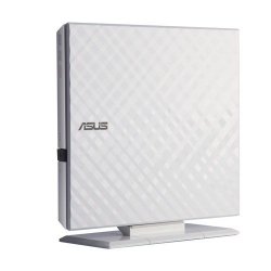 DVD+/-RW ASUS 8x Externo Slim White USB - SDRW-08D2S-U LITE 90-DQ0436-UA221KZ