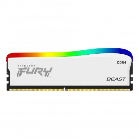 Dimm KINGSTON 16GB DDR4 3200MT/s CL16 1.35V FURY Beast White RGB SE KF432C16BWA/16