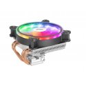 Cooler MARS GAMING MCPU220 CPU COOLER, ARGB 12CM PWM FAN, 4X HEATPIPE, 140W, BLACK MCPU220