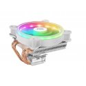 Cooler MARS GAMING MCPU220 CPU COOLER, ARGB 12CM PWM FAN, 4X HEATPIPE, 140W, WHITE MCPU220W