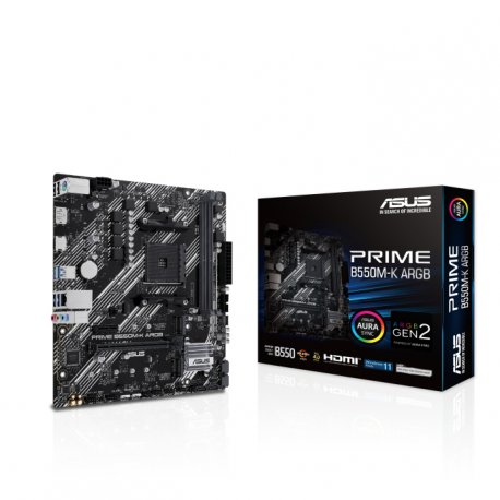 MB ASUS PRIME B550M-K ARGB SKT AM4 2xDDR4 HDMI/DP mATX 90MB1GC0-M0EAY0