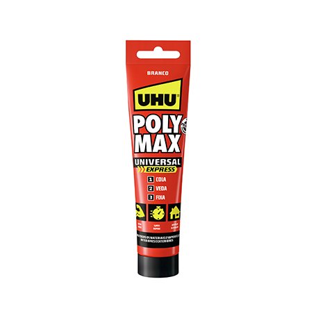 Cola e Veda Poly Max Express Tubo UHU 165g 10737070