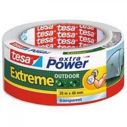 Fita Adesiva Tecido 48mmx20m Extra Power Tesa Transparente 15656395