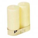 Velas Decorativas Ø 80mm Altura 22cm Marfim-2un 1341053