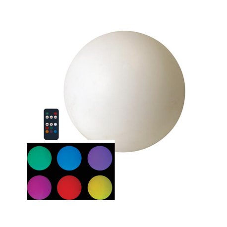 Bola LED RGB Recarregável Ø60cm (IP68) VELCLP60